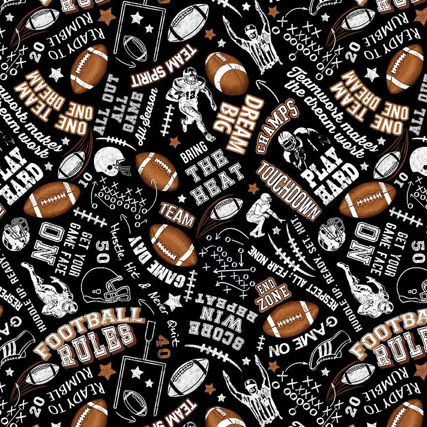 Football Rules GAIL-CD3717 BLACK