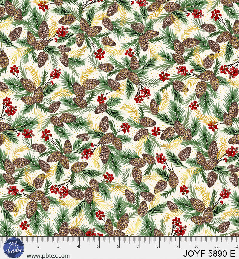 JOYFUL | PACKED PINECONE SPRIGS | JOYF05890E