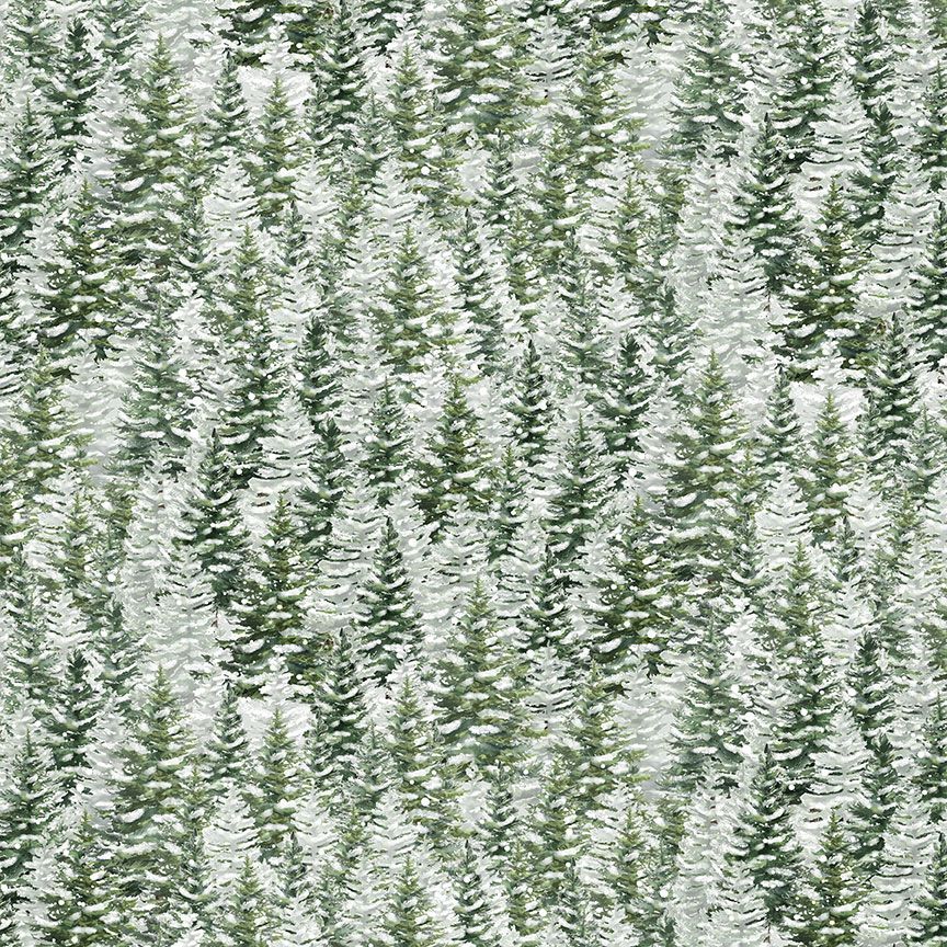 SNOWY PINE TREES KATIE-CD3694-FOREST