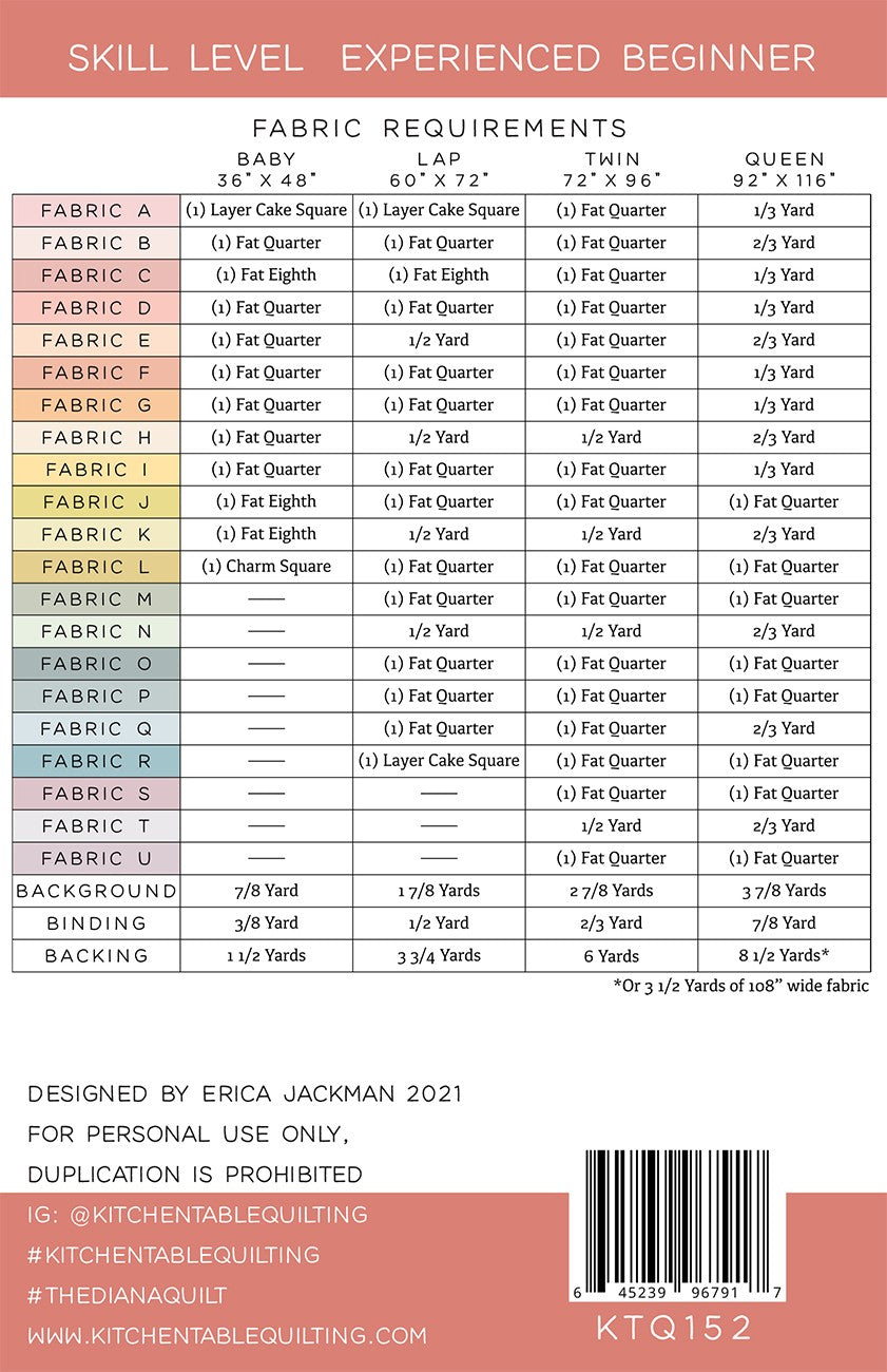 The Diana Quilt KTQ152