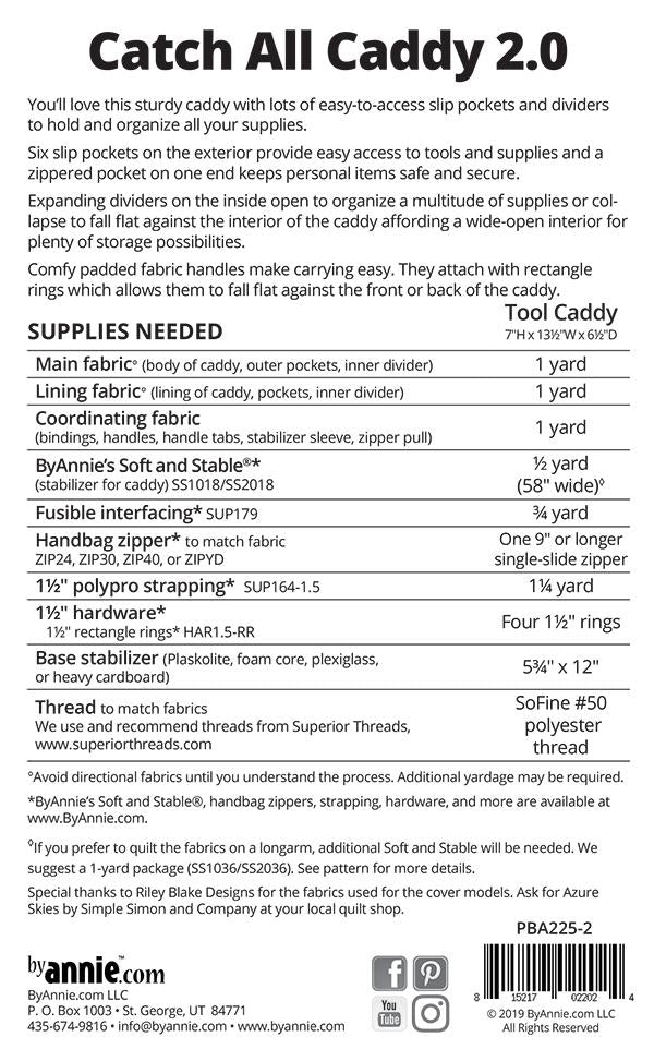 Catch All Caddy 2.0 PBA 225-2