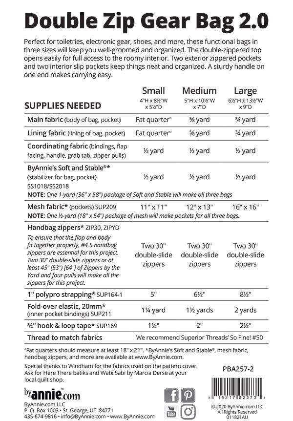 Double Zip Gear Bags 2.0 PBA 257-2