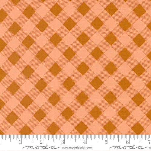 24584 12 Meander Picnic Check Peach