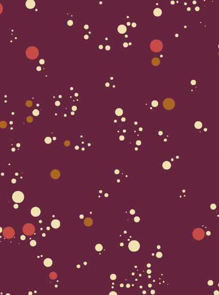 A-676-R || Natale || Snowfall Dots Nero d’Avola
