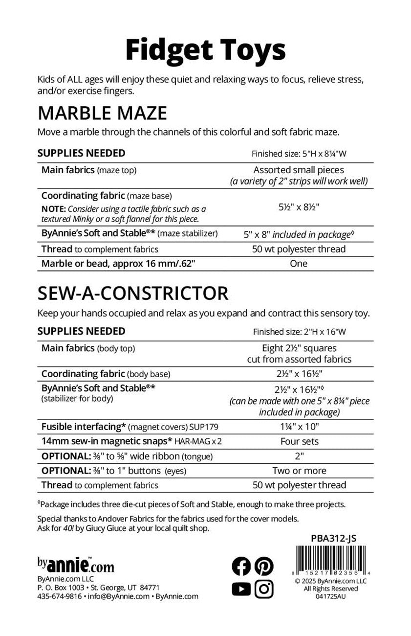 Fidget Toys PBA312-JS