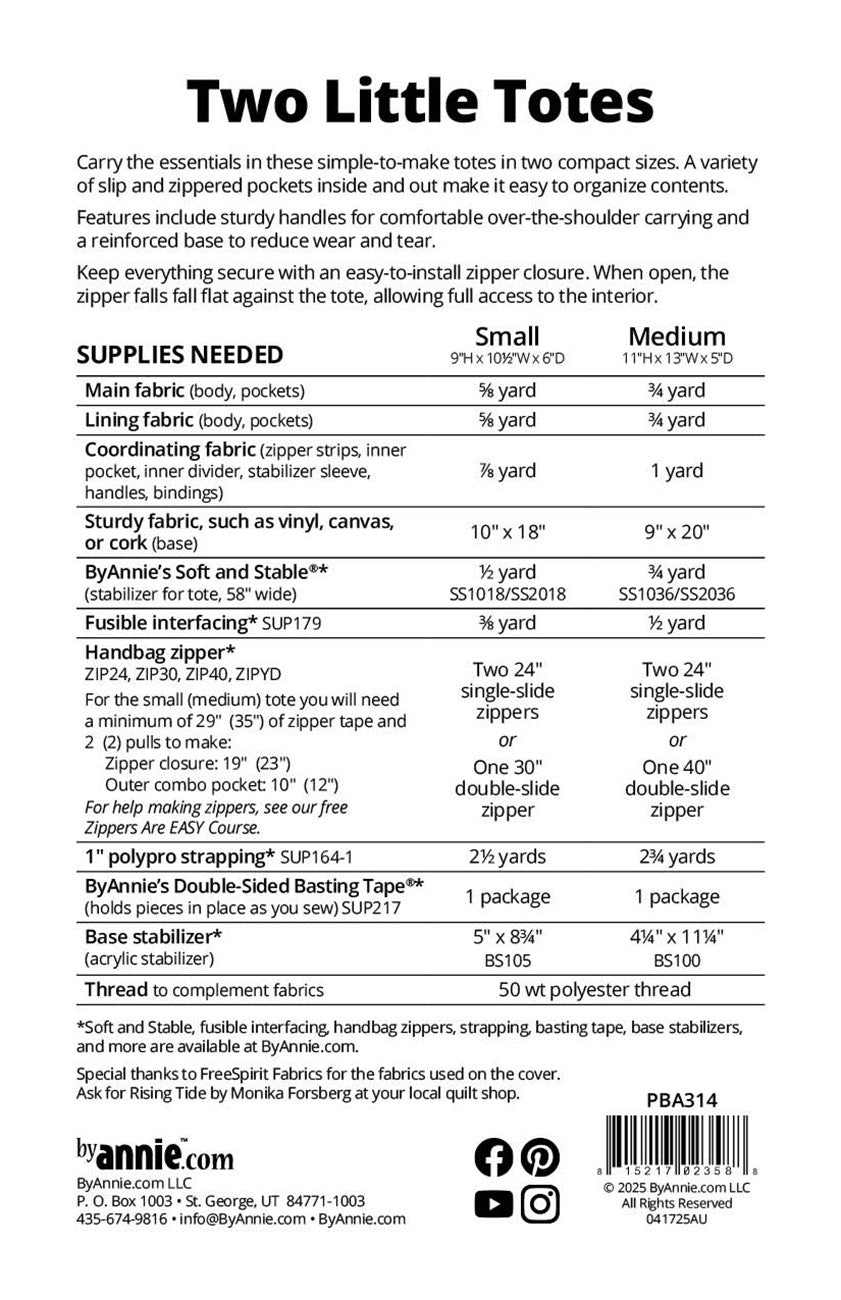 Two Little Totes PBA 314