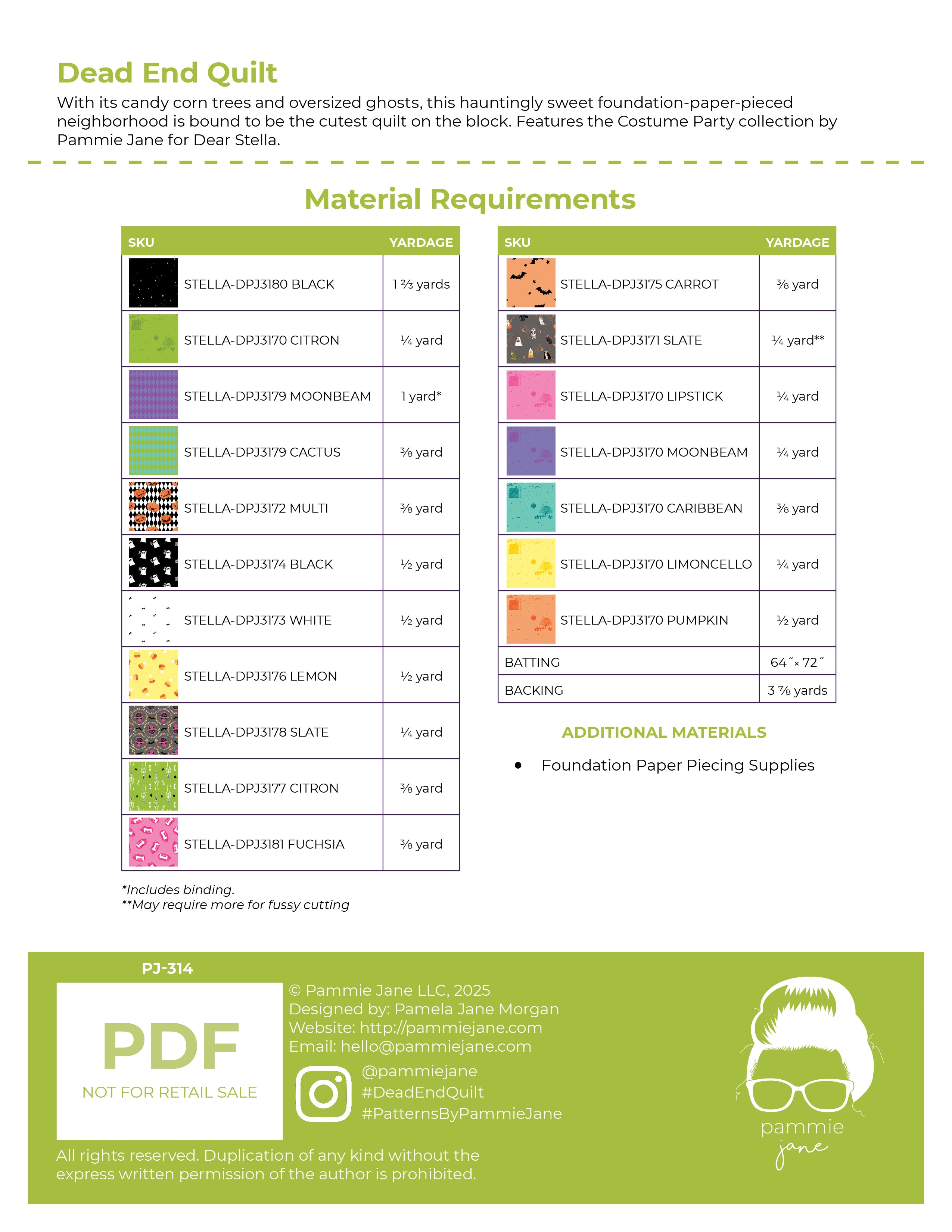 Dead End #314 - Pammie Jane