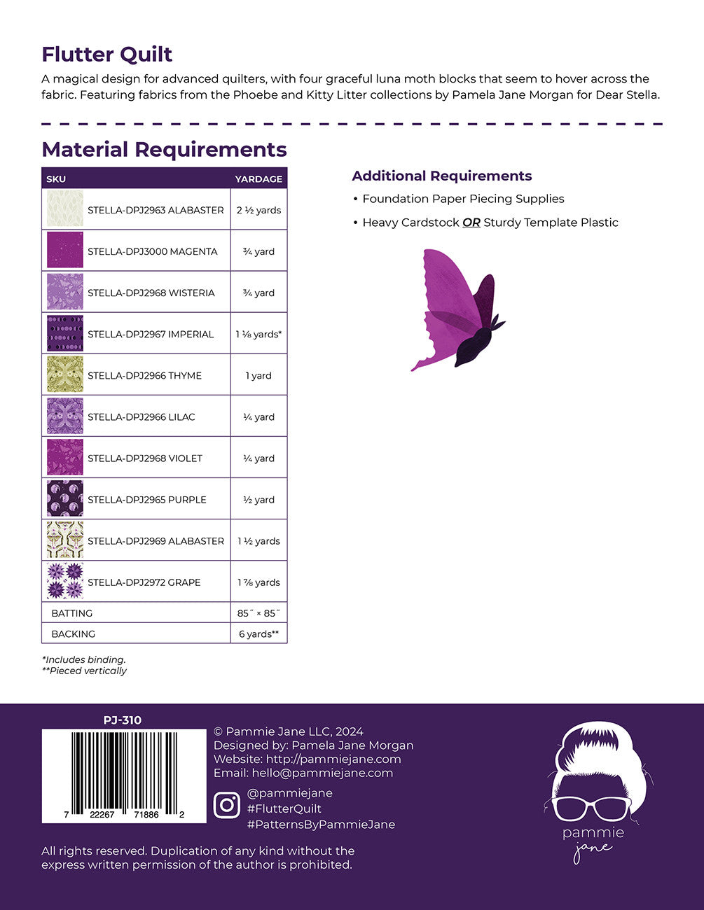 Flutter  #310 - Pammie Jane
