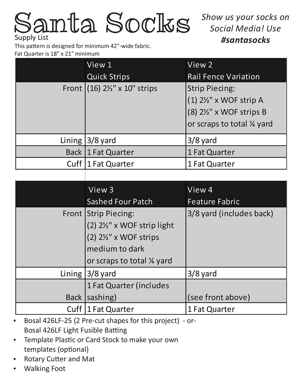 Santa Socks # PQD-238