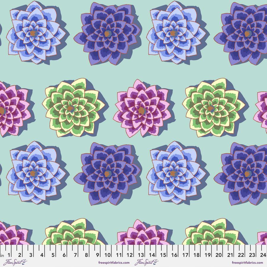 PWGP187.AQUA || Kaffe Fassett Shadow Flower