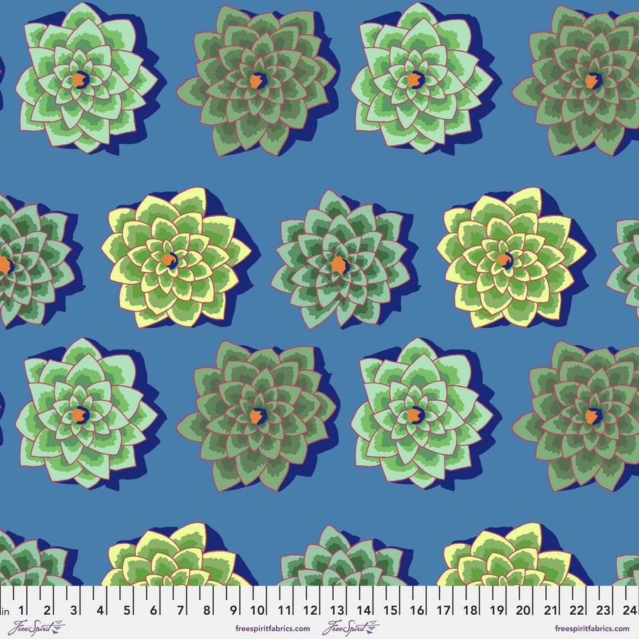 PWGP187.TEAL || Kaffe Fassett Shadow Flower