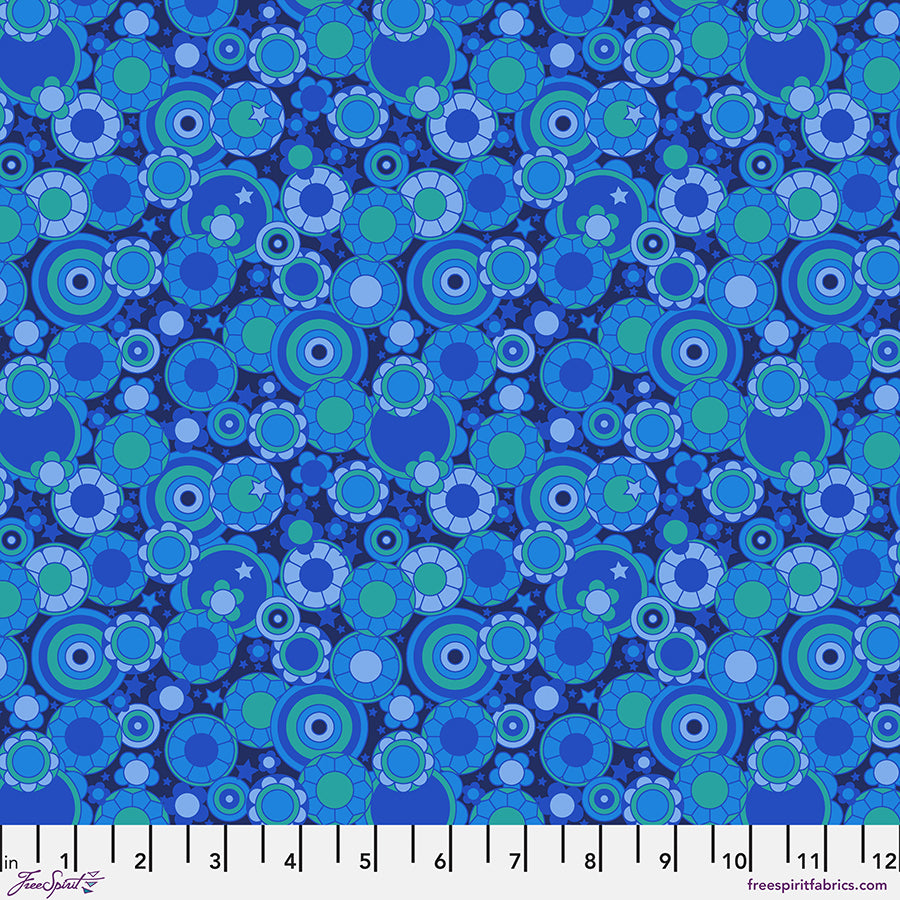 PWST020.XBLUE Mythical Bloom - Blue || Mythical