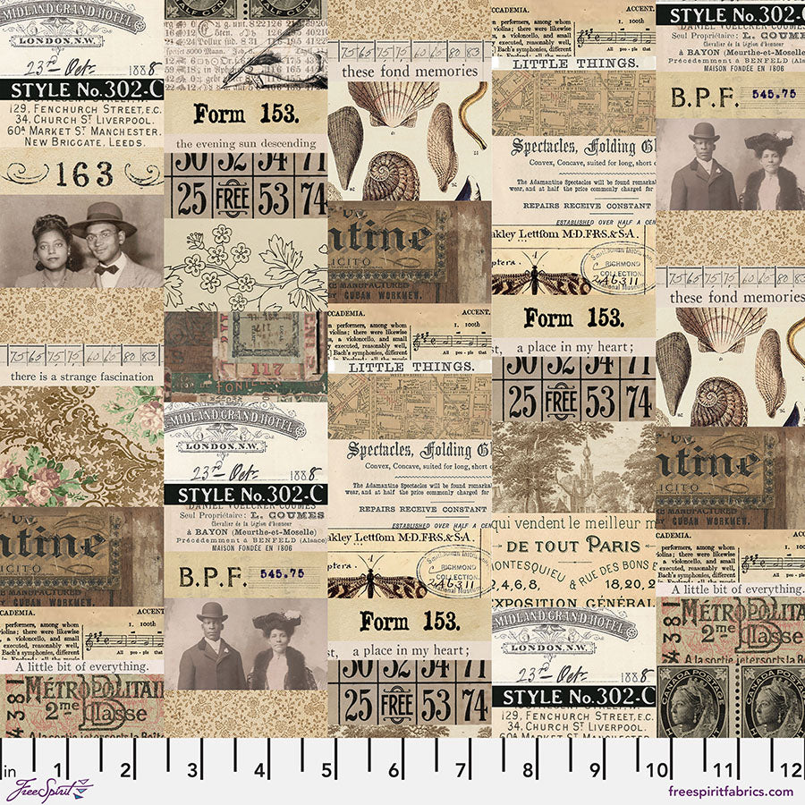 PWTH250.NEUTRAL Neutral Collage - Neutral || Tim Holtz Palette Neutral