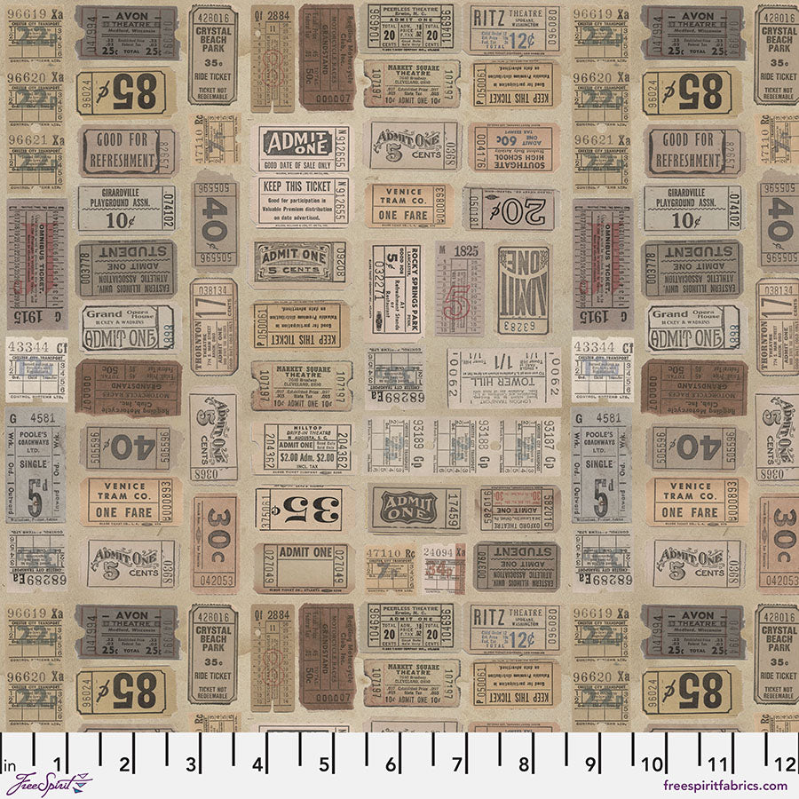 PWTH252.NEUTRAL Neutral Tickets - Neutral || Tim Holtz Palette Neutral