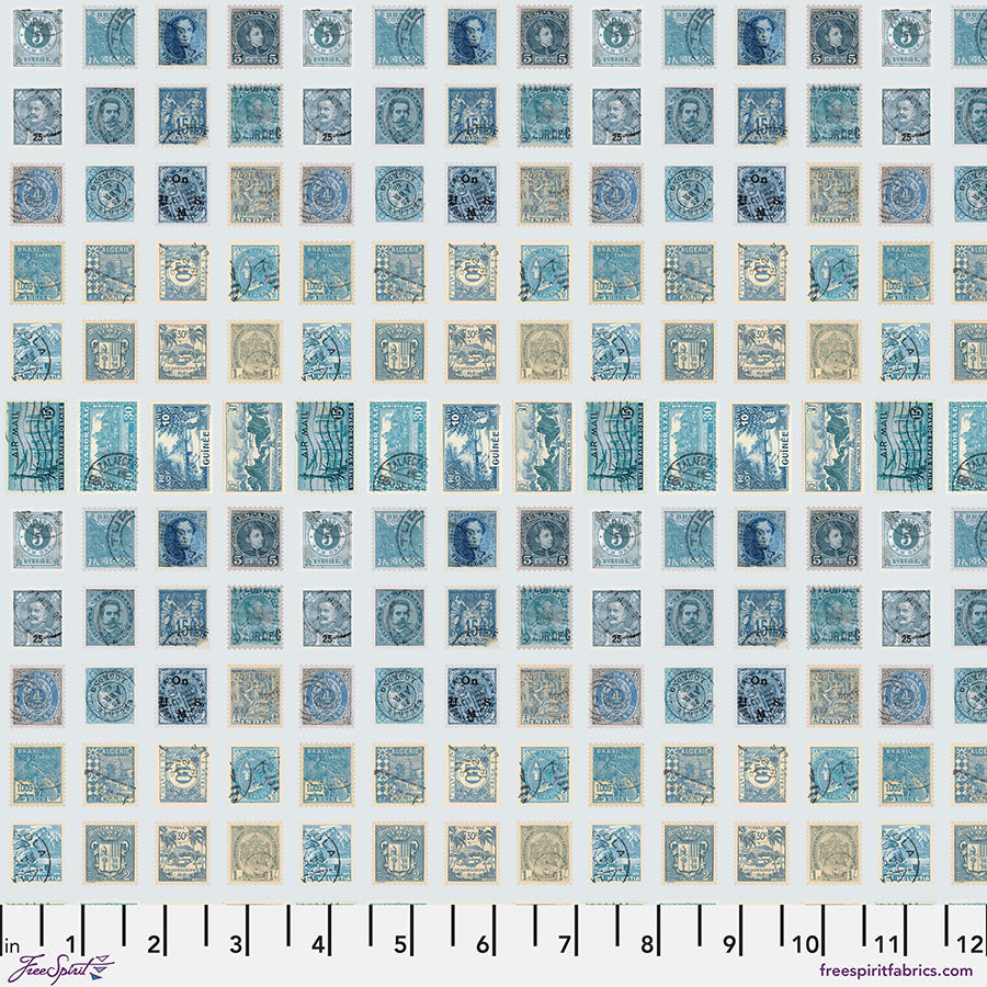 PWTH281.BLUE Blue Stamps - Blue || Tim Holtz Palette Blue