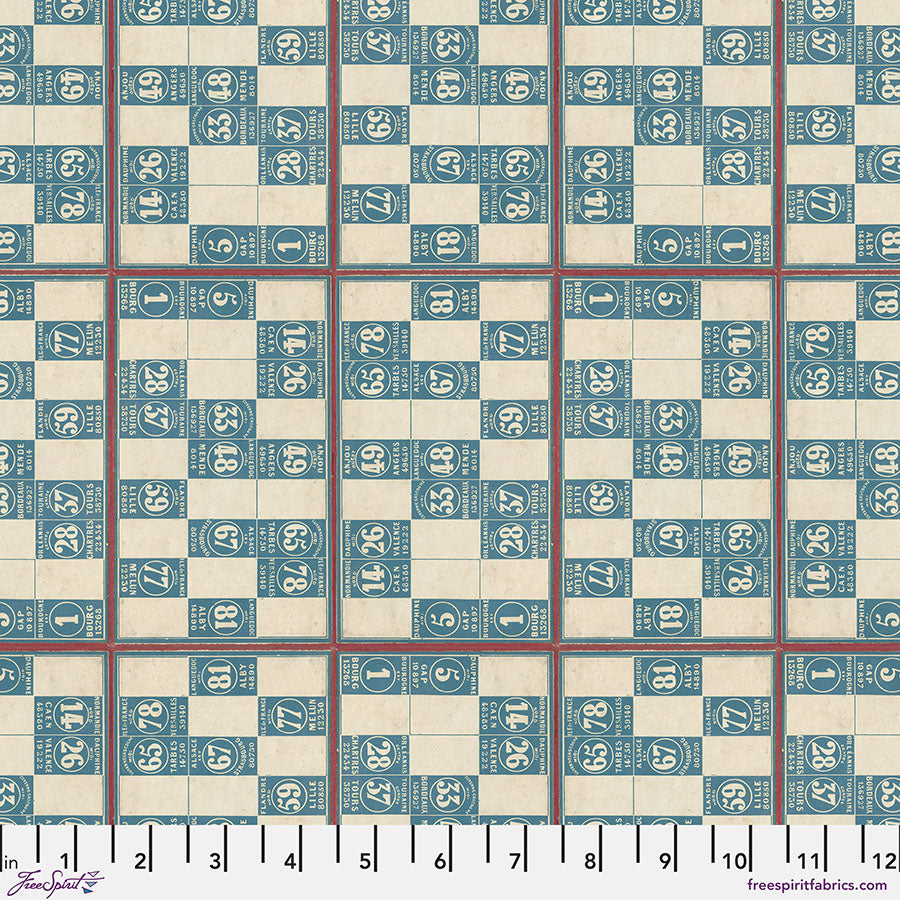 PWTH286.BLUE Blue Numbers - Blue || Tim Holtz Palette Blue