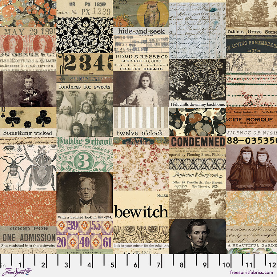 PWTH330.HALLOWEEN Halloween Collage - Halloween || Tim Holtz Palette Seasonal