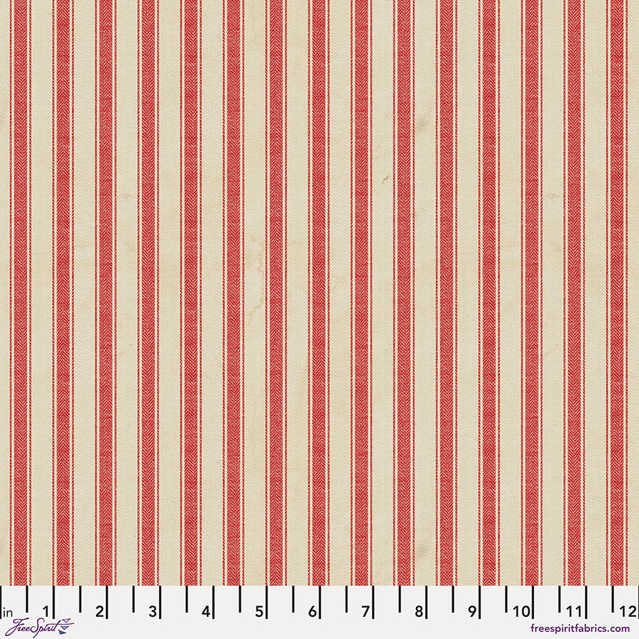 PWTH339.CHRISTMAS Christmas Linen Stripe - Christmas || Tim Holtz Palette Seasonal