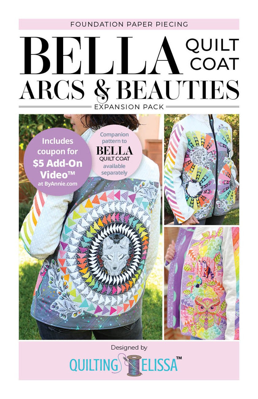 Bella Arcs and Beauties - FPP Expansion Pack (for Bella Quilted Coat) # QE102
