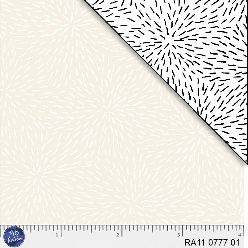 RA11 0777 01 Ramblings White on Ecru Bloom