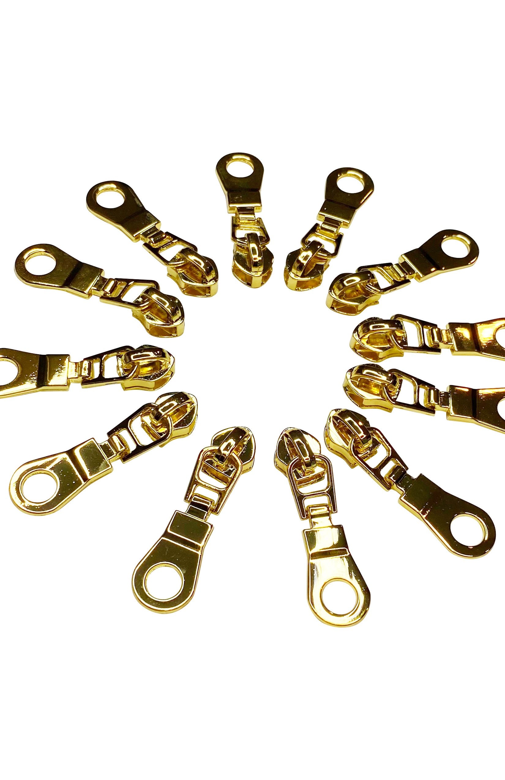 Gold Zipper Pulls SASSKIT 014G