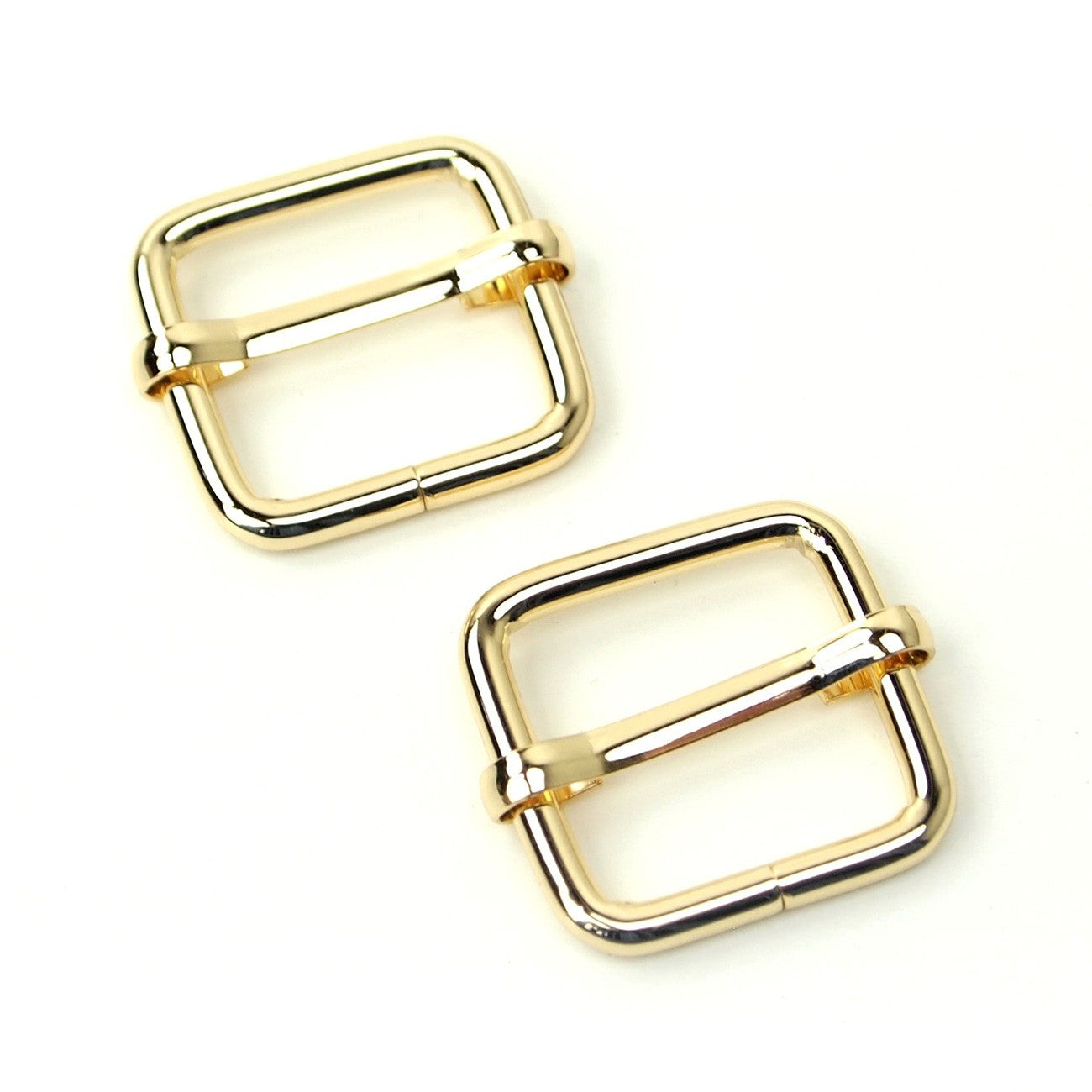 STS124G Two Slider Buckles 3/4" Gold