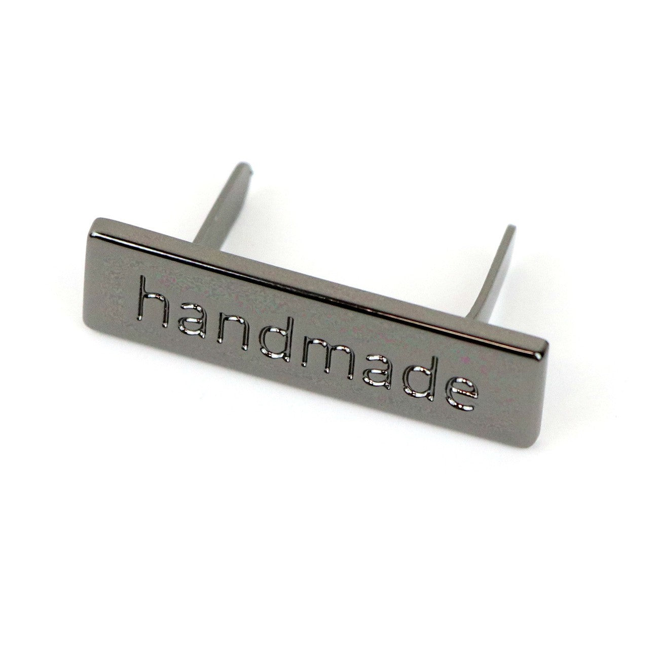 Serif Handmade Labels Gunmetal