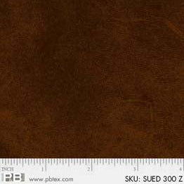 SUED300-Z Brown Suede Tonal