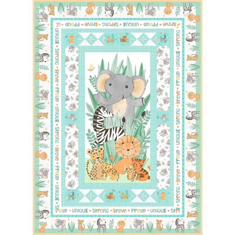 Safari Snuggles Quilt Kit