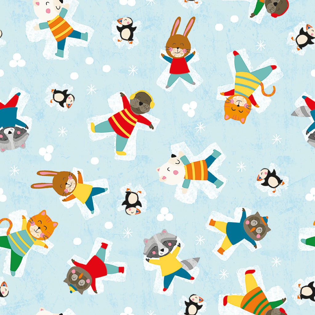 Snow Fun - Y3593-100 Light Turquoise - Snow Angels