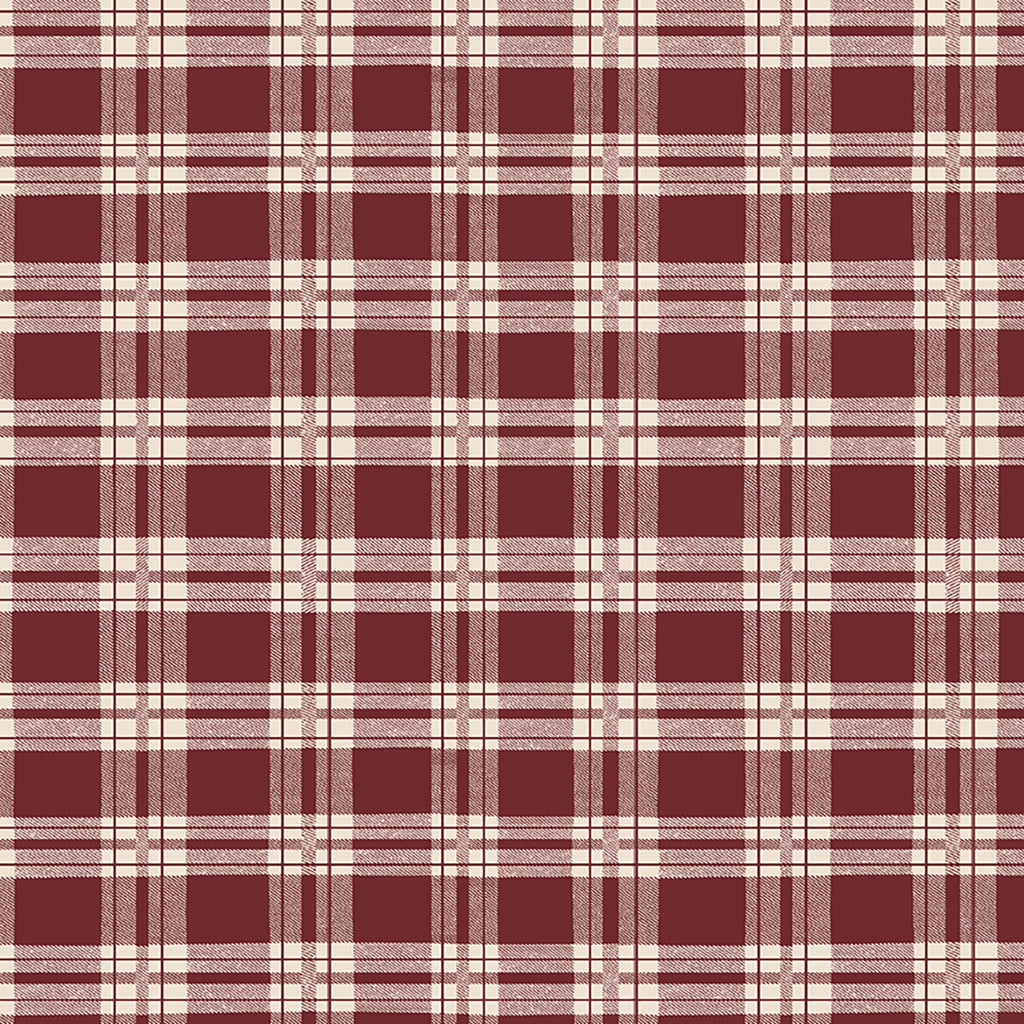 Better Not Pout - Y3787-83 Dark Red - Plaid