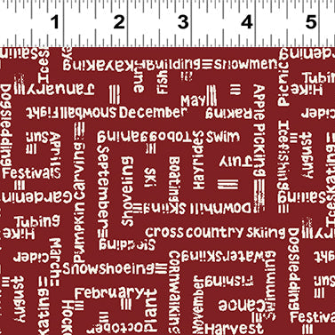 Love From Wisconsin - Y4451-82 Red - Word Maze