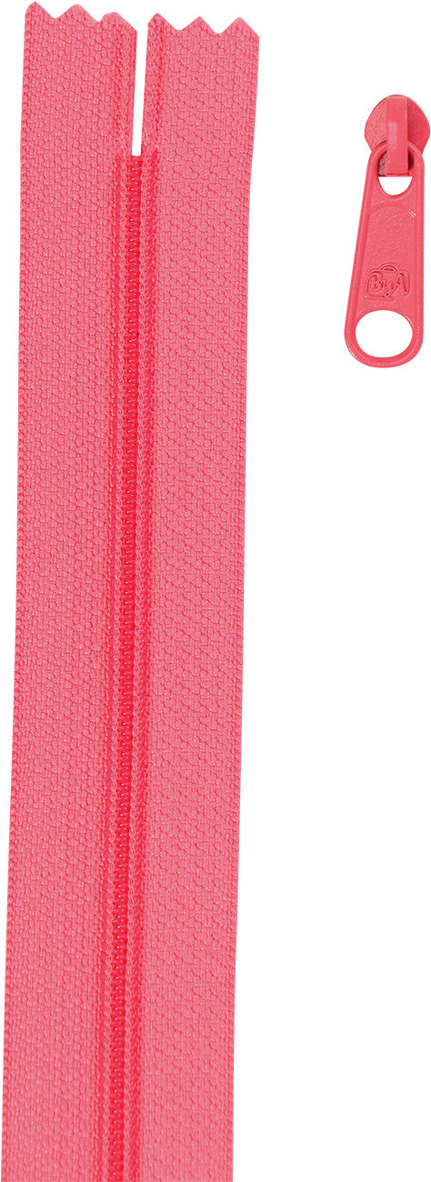 4 Yards - Zipper by the Yard - Coral