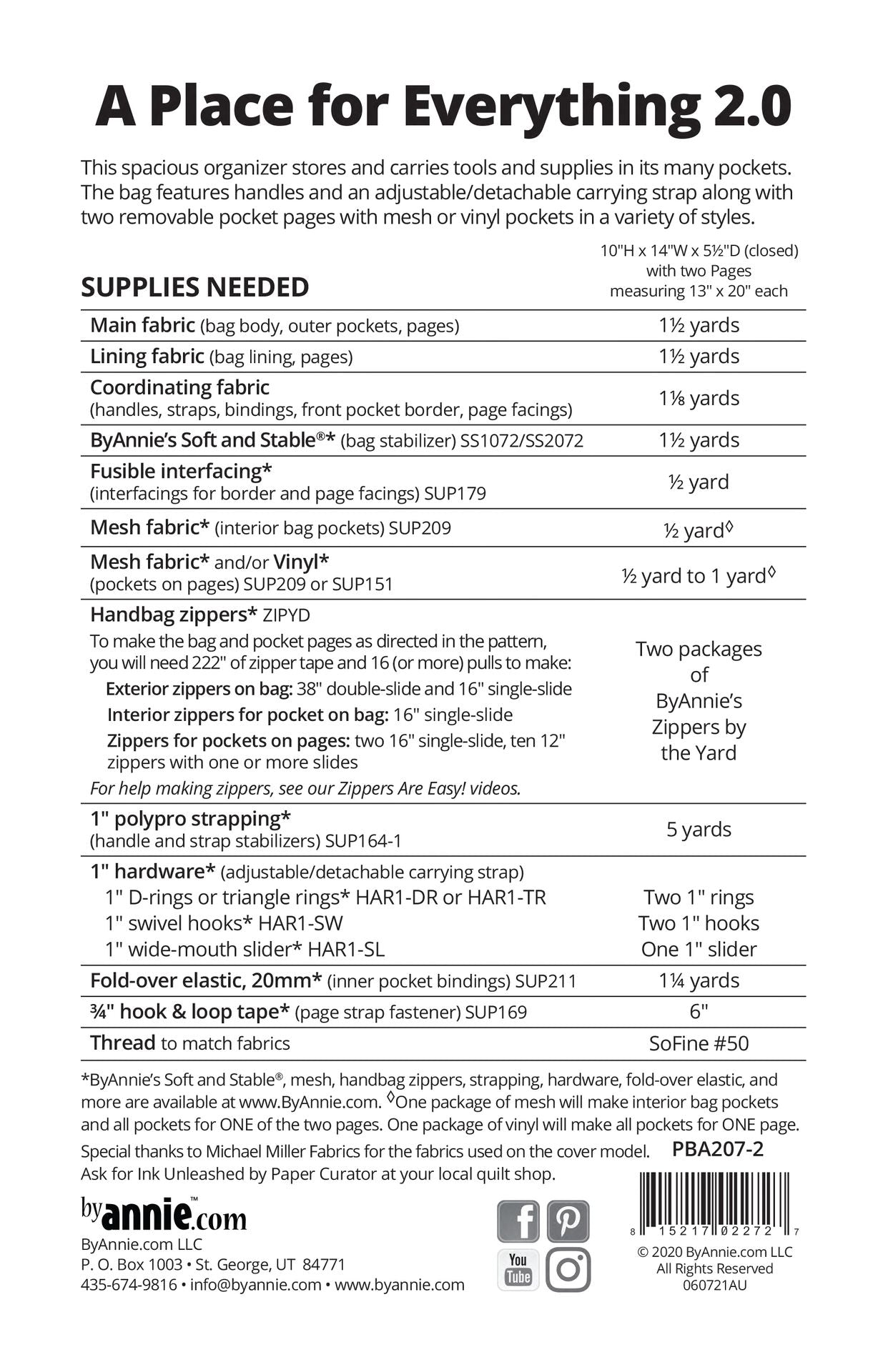 A Place for Everything 2.0 PBA 207-2