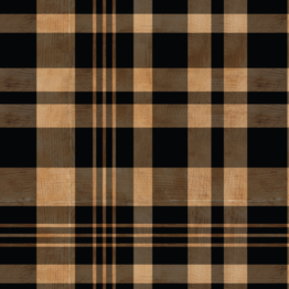 49240105-01||Crafted Cabin||Cabin Plaid - Black/Tan