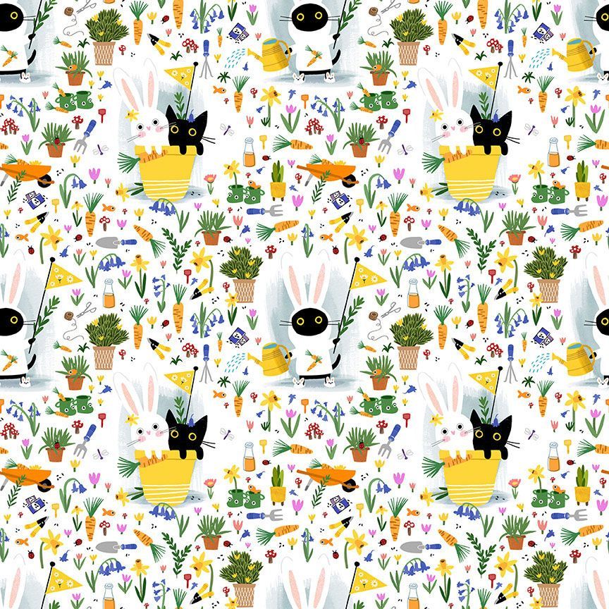 STELLA-DLW3105 WHITE BUNNY SLIPPERS