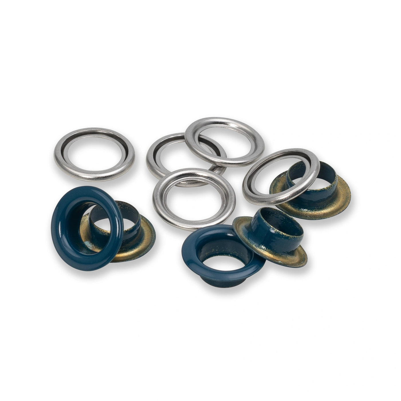 Eyelets with Washers 11 mm Navy - 20pc