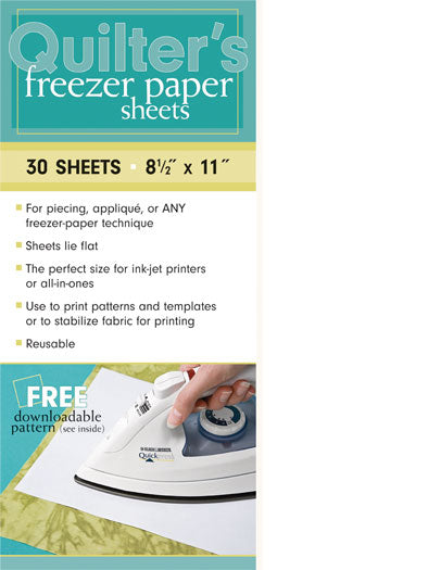 Quilters Freezer Paper Sheets