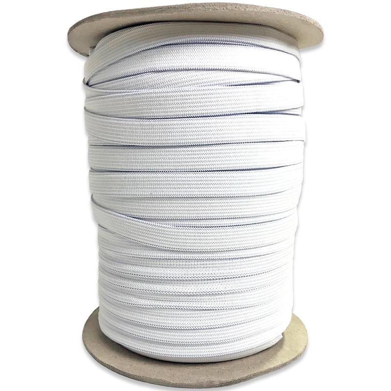 1/2" Elastic White