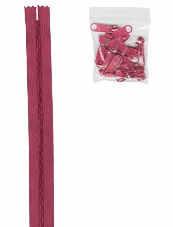 4 Yards - Zipper by the Yard - Crazy Plum