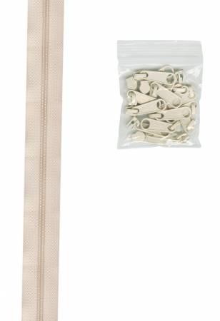 4 Yards - Zipper by the Yard - Ivory