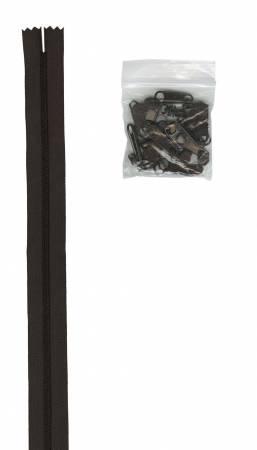 4 Yards - Zipper by the Yard - Sable