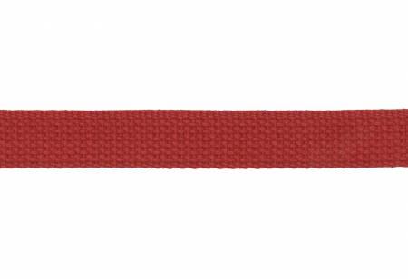 Cotton Webbing 1in Red