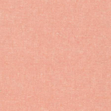 E064-1087 Yarn Dyed Essex Coral Linen/Cotton Blend