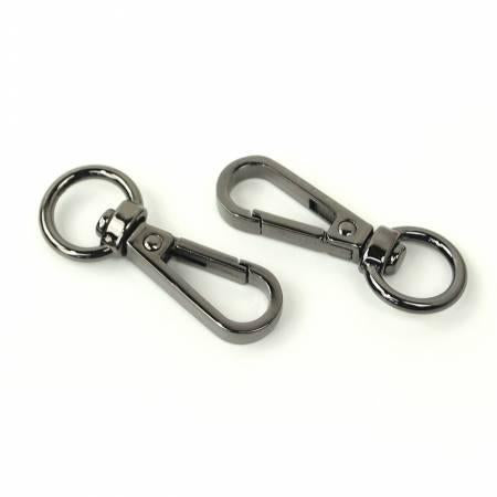 STS160B Two Swivel Hooks 1/2" Gunmetal