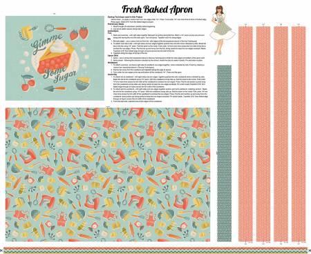 FBAK5114-PA Fresh Baked Apron Craft Panel - Apron