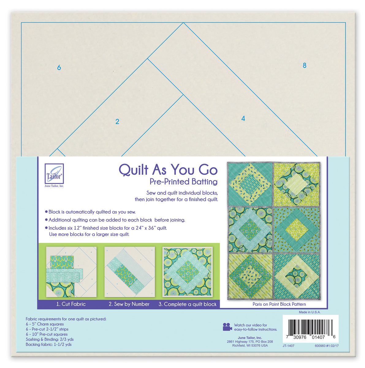 Quilt-as-you-go (The Chilton needlework series)