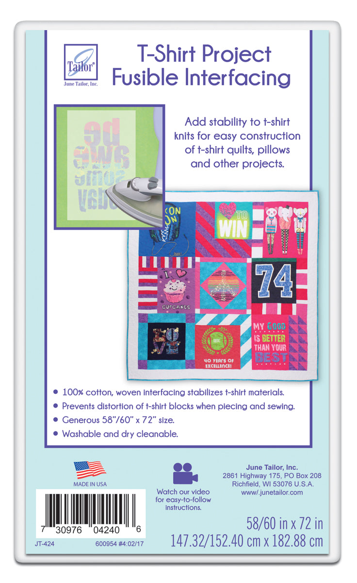 JT-424-T-Shirt Project Fusible Interfacing