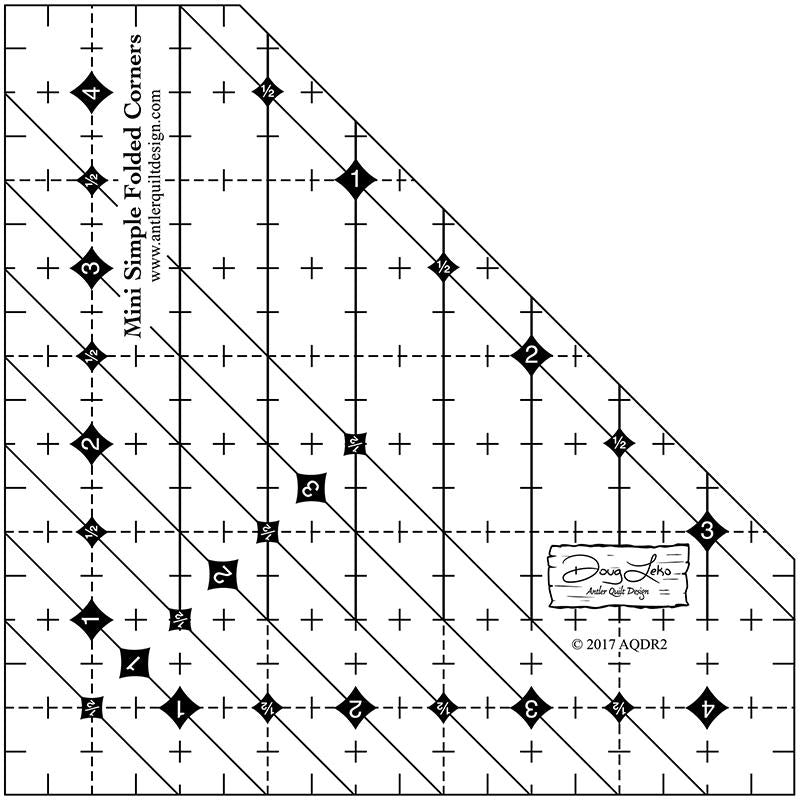 Mini Simple Folded Corners Ruler