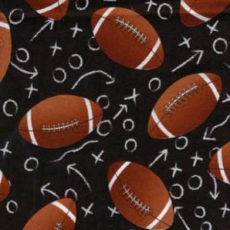 TOSSED FOOTBALLS SPORT-CD1228-BLACK